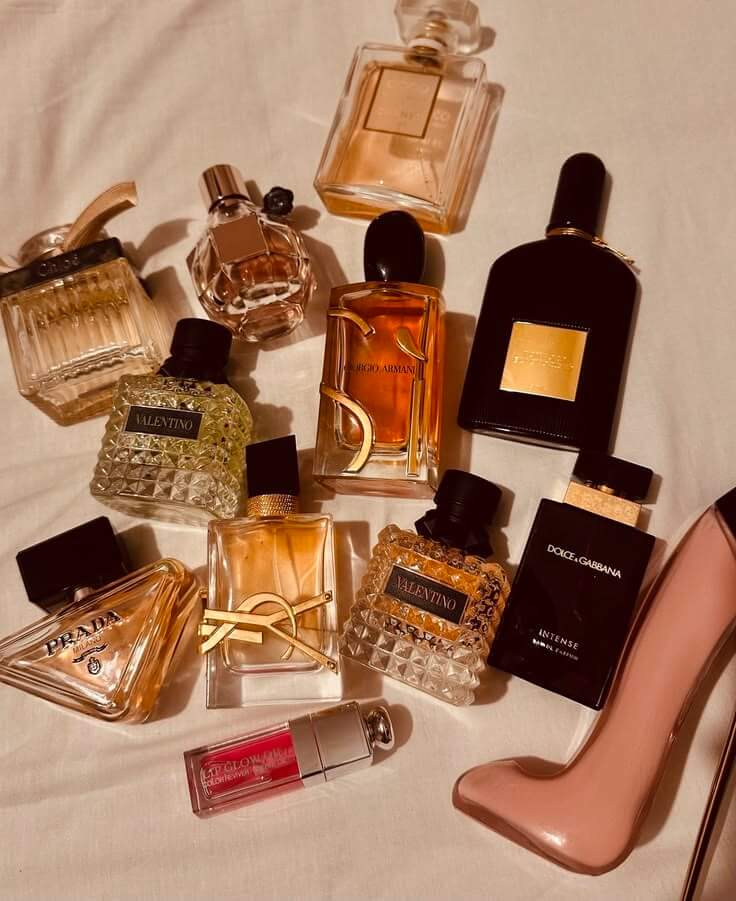 collection de parfums de luxe