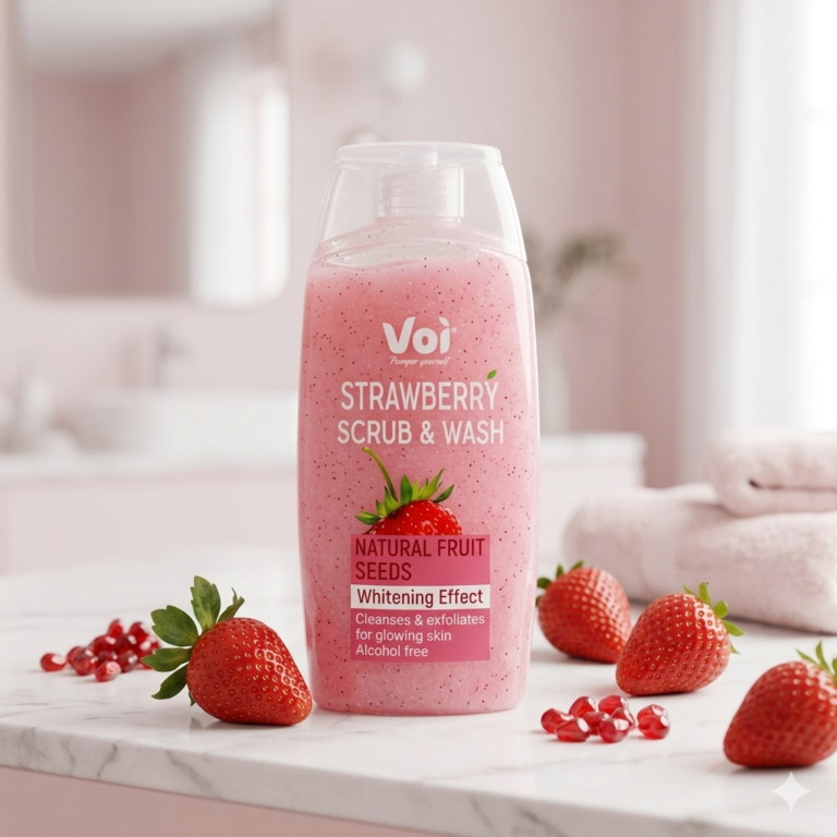 Voi Strawberry Scrub & Wash