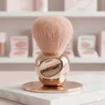 Love Pink Professional Ergonomic Kabuki Brush
