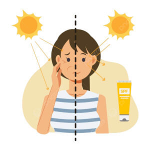 application sunscreen protection solaire visage