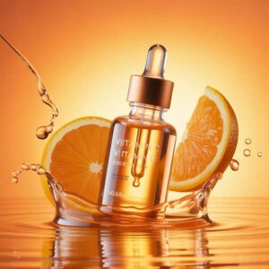 application sérum vitamine c visage