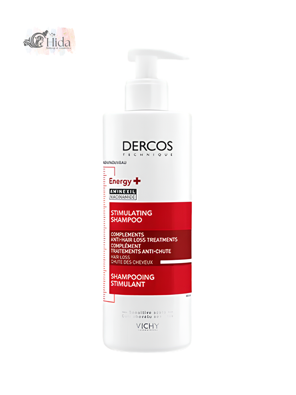 dercos rou VICHY DERCOS ENERGY SHAMPOOING STIMULANT ANTI CHUTE 400 ML – Image 1